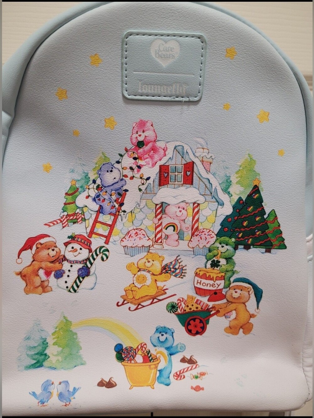 Care Bears Loungefly Holiday Mini Backpack - Picture 2 of 10